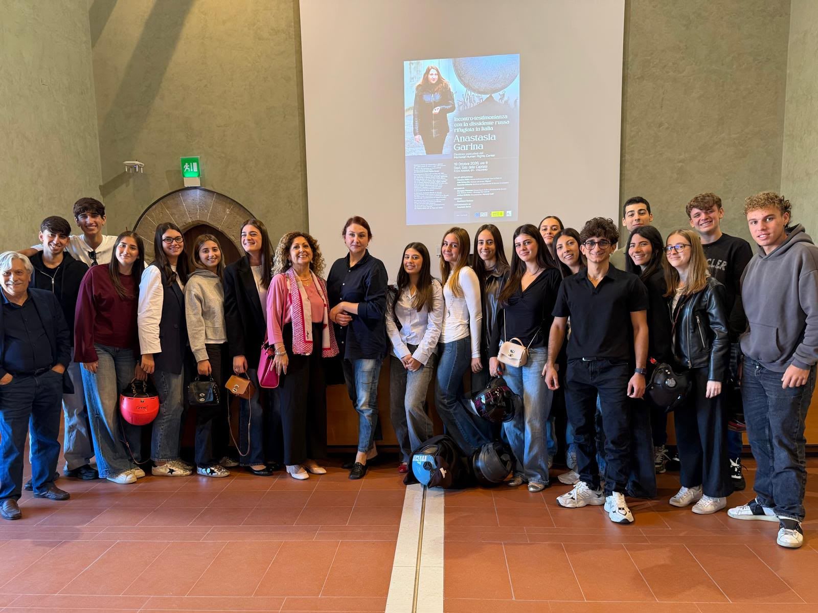 Diritti umani e libertà d'espressione: la 5^ H in visita a Palazzo Steri